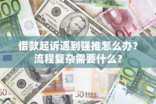 北京借款起诉遇到强推怎么办？流程复杂需要什么？