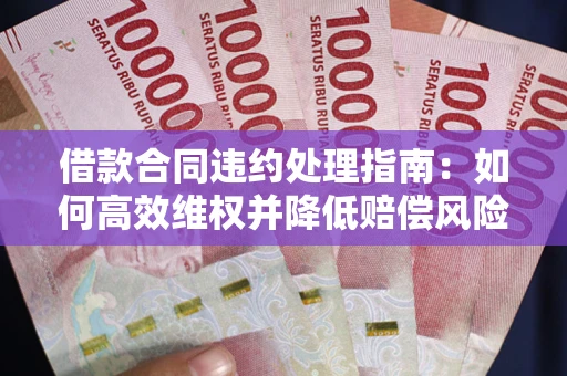 北京借款合同违约处理指南：如何高效维权并降低赔偿风险？