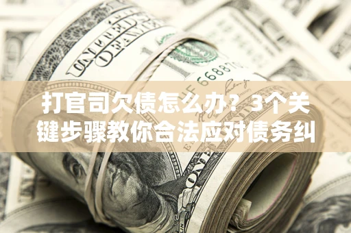 北京打官司欠债怎么办？3个关键步骤教你合法应对债务纠纷