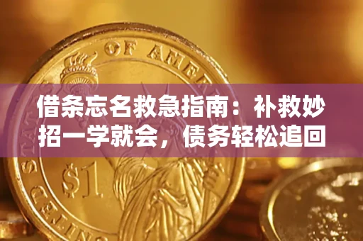 北京借条忘名救急指南：补救妙招一学就会，债务轻松追回！