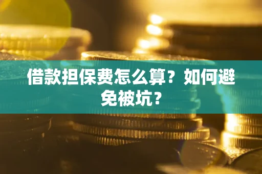 北京借款担保费怎么算？如何避免被坑？