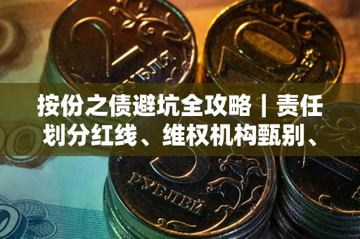 北京按份之债避坑全攻略｜责任划分红线、维权机构甄别、纠纷处理全流程拆解