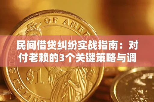 北京民间借贷纠纷实战指南：对付老赖的3个关键策略与调解盲区解析