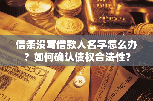 北京借条没写借款人名字怎么办？如何确认债权合法性？