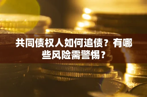 北京共同债权人如何追债？有哪些风险需警惕？