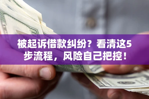 北京被起诉借款纠纷？看清这5步流程，风险自己把控！