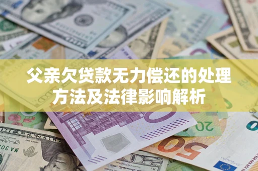 北京父亲欠贷款无力偿还的处理方法及法律影响解析